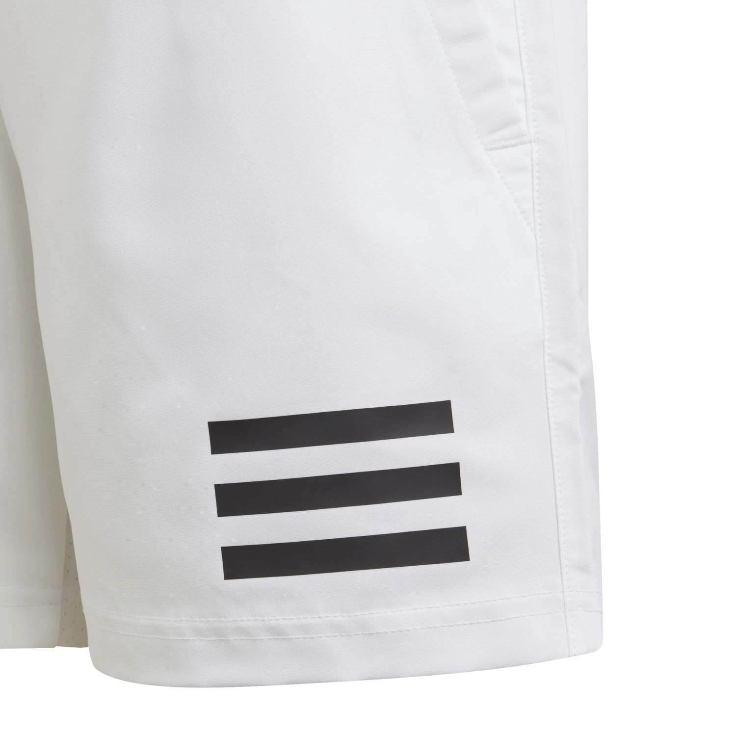 ADIDAS Club 3 Stripes Shorts Boys - White, Black - Image 4