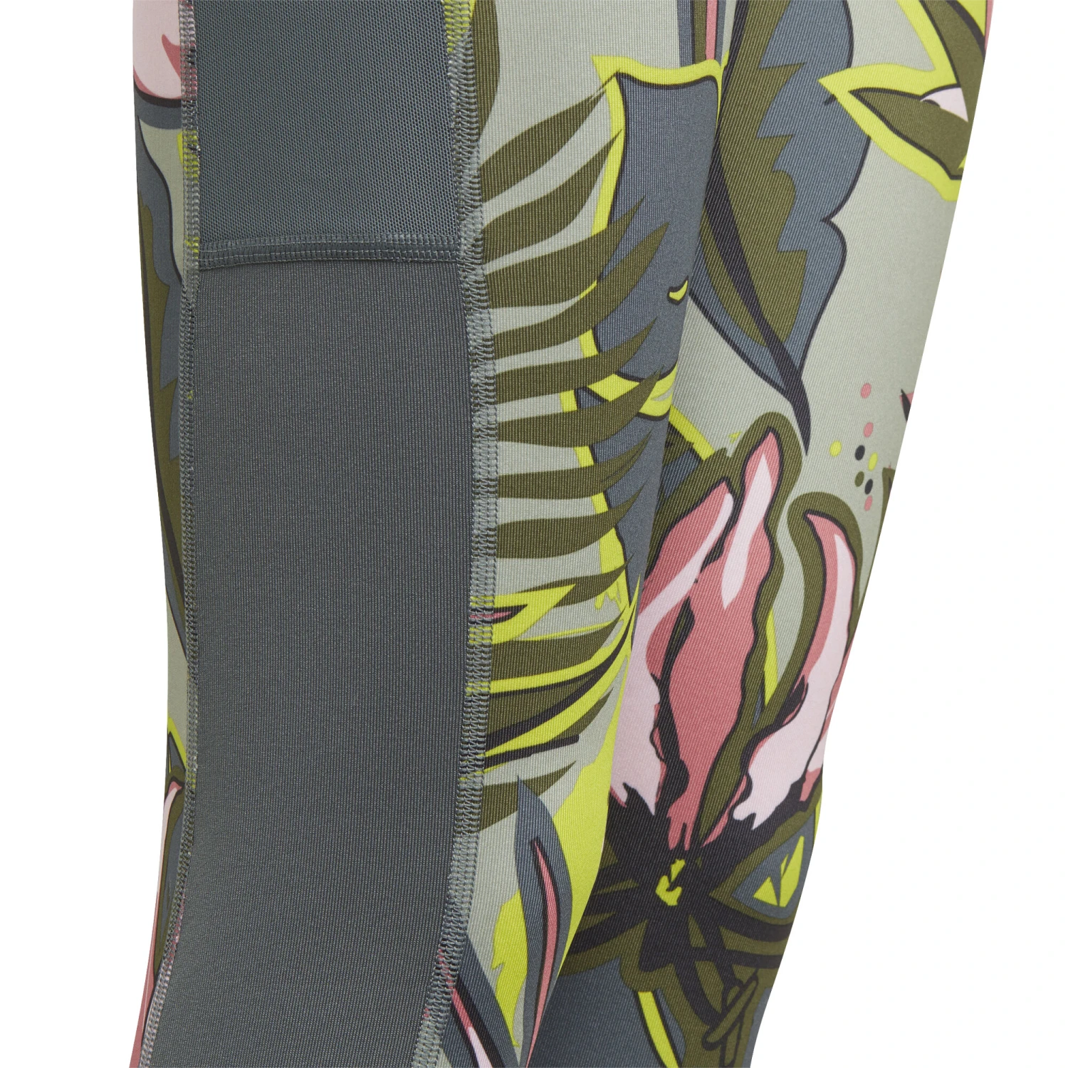 ADIDAS AeroReady All Over Print Tight Girls - Grey, Multicoloured - Image 4
