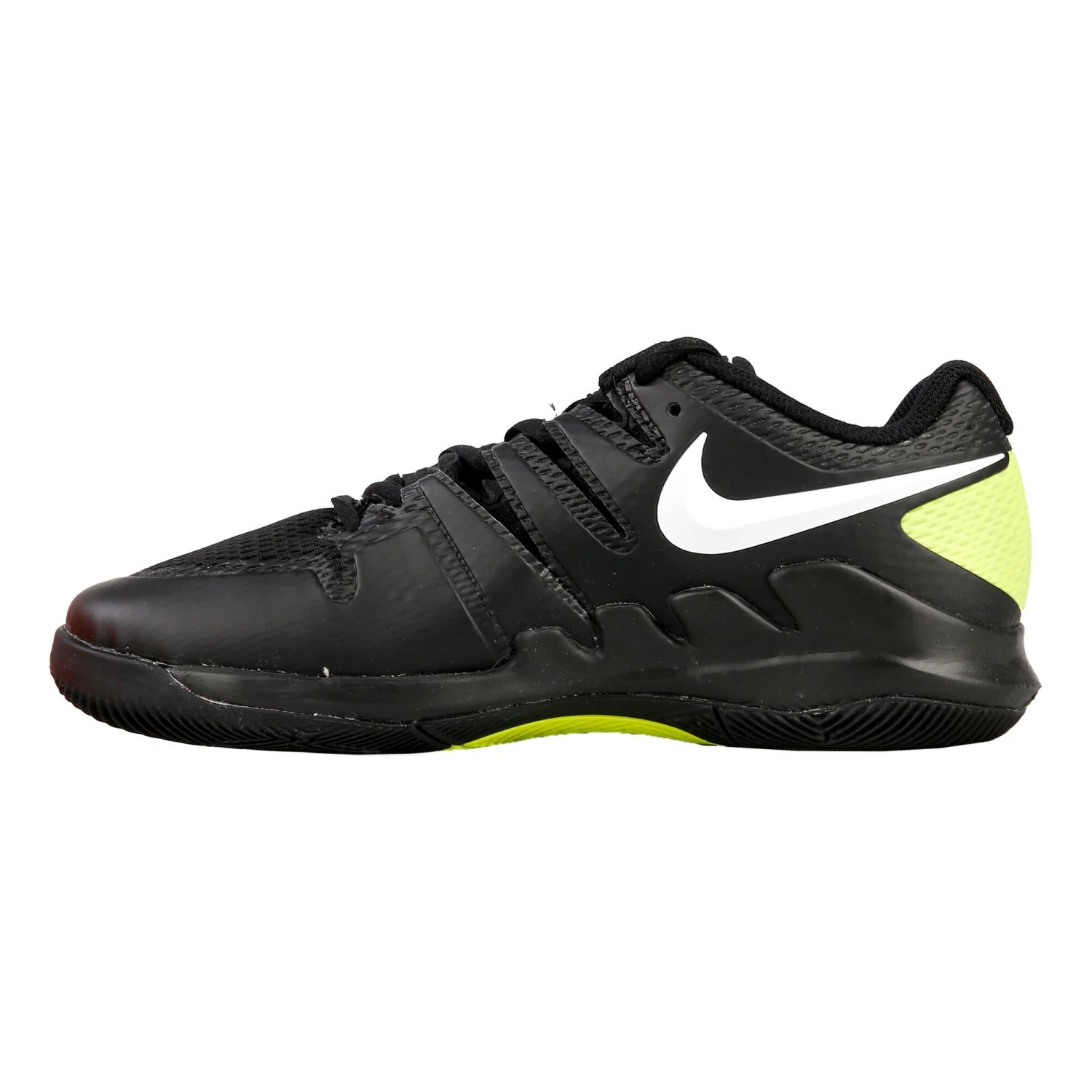 Nike Vapor X All Court Shoe Kids - Black, White - Image 2