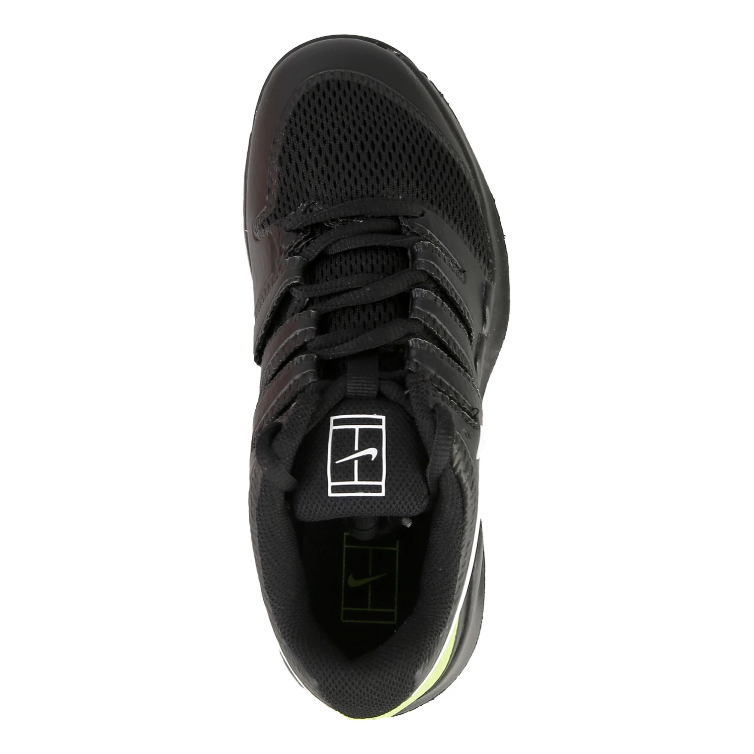 Nike Vapor X All Court Shoe Kids - Black, White - Image 3