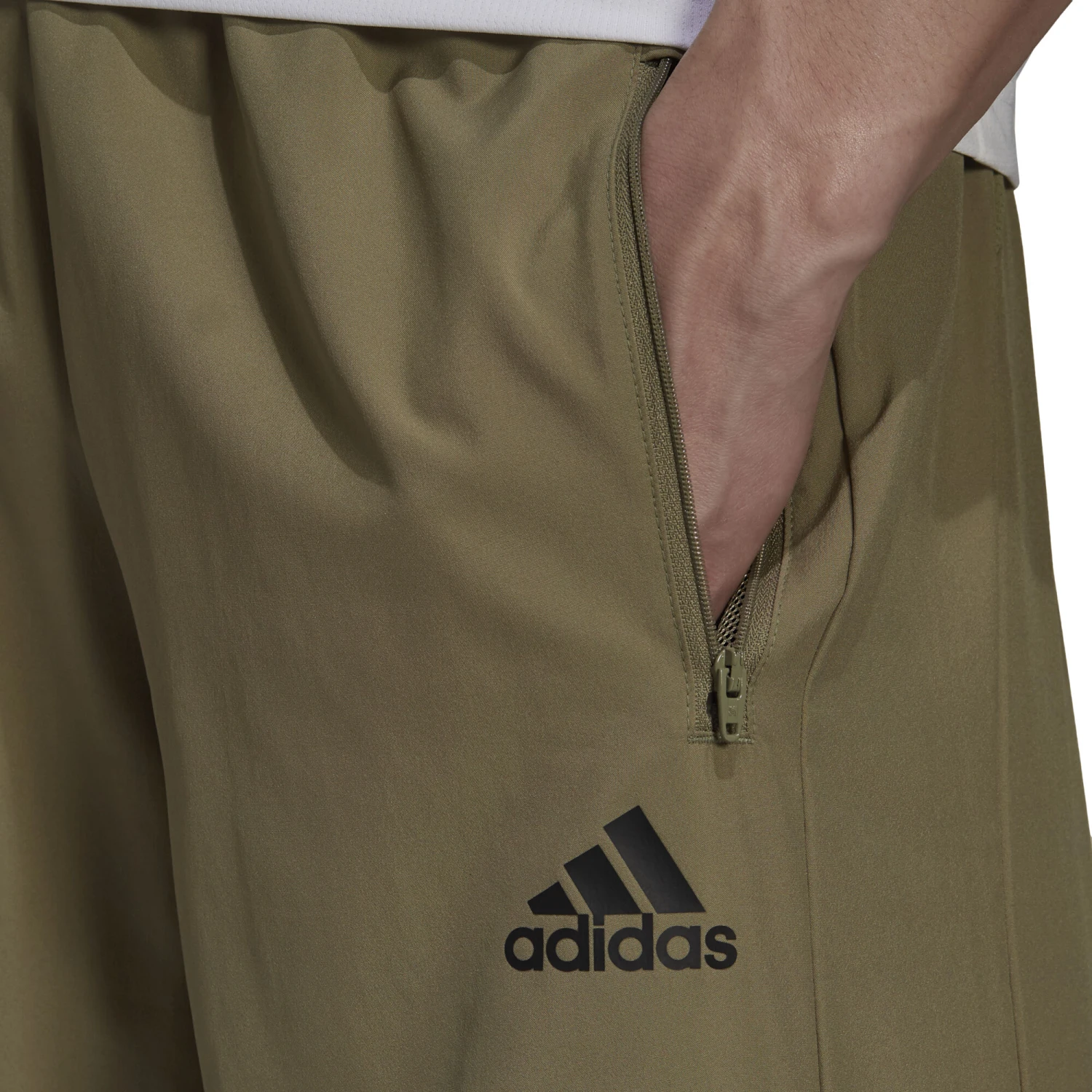 ADIDAS Woven Shorts Men - Khaki - Image 5