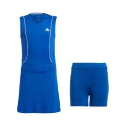ADIDAS Pop Up Dress Girls - Blue, White