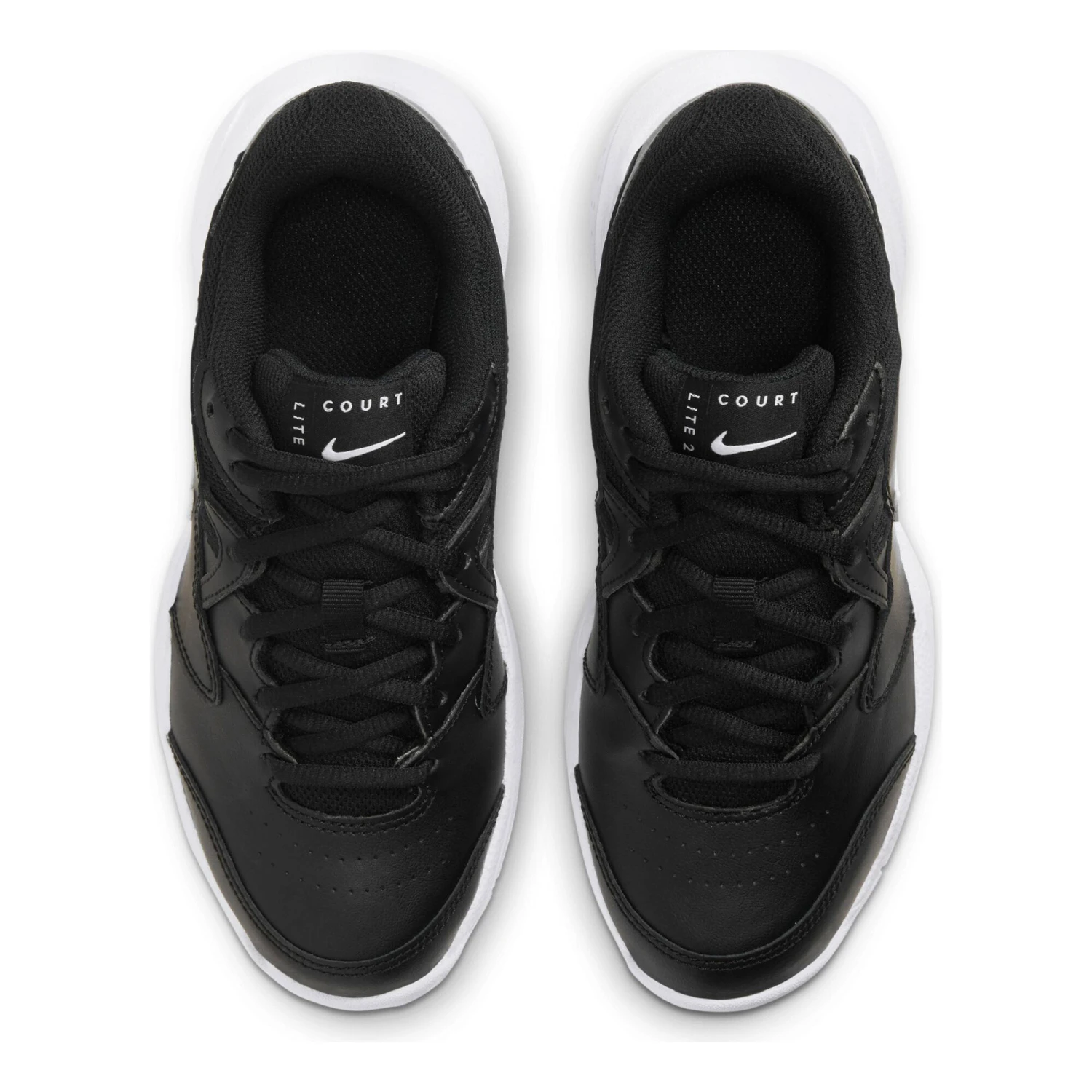 Nike Court Lite 2 All Court Shoe Kids - Black, White - Image 4