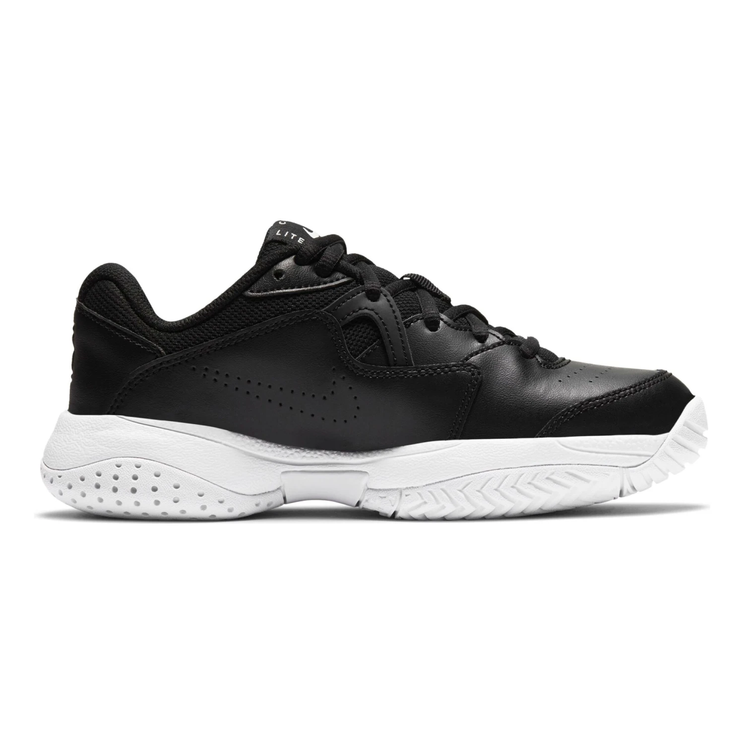 Nike Court Lite 2 All Court Shoe Kids - Black, White - Image 7