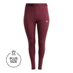 ADIDAS INC 3-Stripes Plus Tight Women - Dark Red