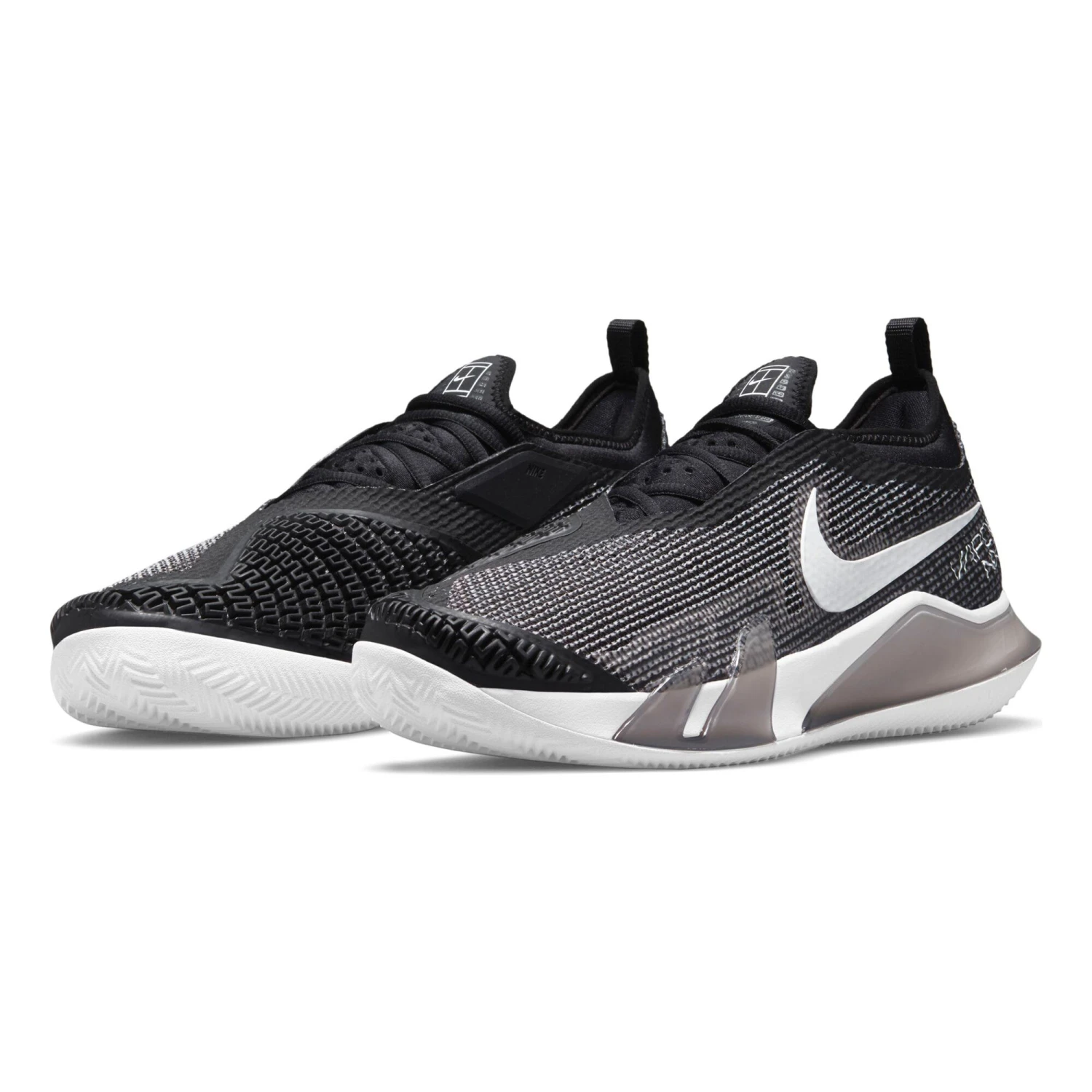 Nike React Vapor NXT Clay Court Shoe Men - Black, White - Image 3