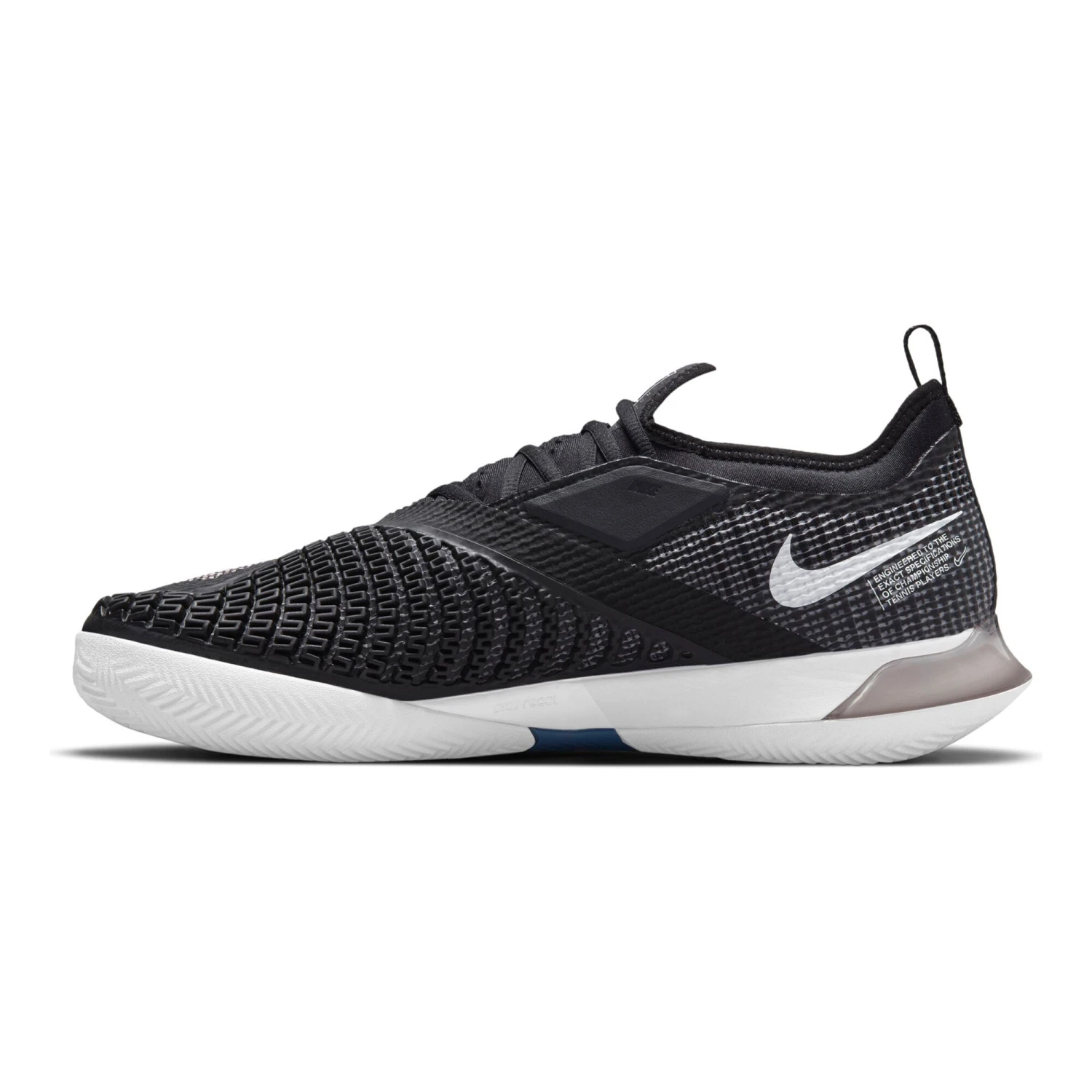 Nike React Vapor NXT Clay Court Shoe Men - Black, White - Image 8