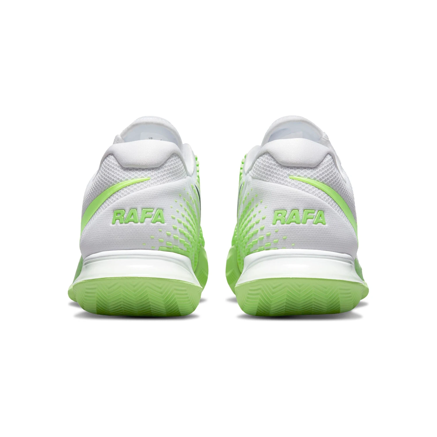 Nike Rafael Nadal Zoom Vapor Cage 4 Clay Court Shoe Men - White, Neon Green - Image 6