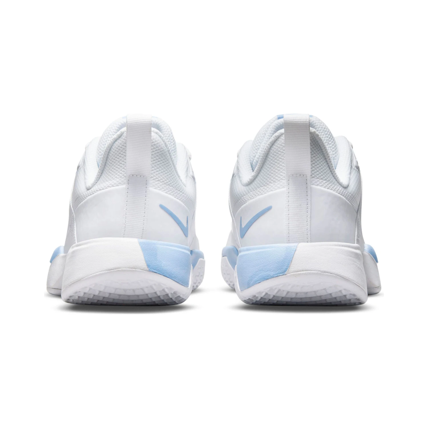 Nike Vapor Lite All Court Shoe Women - White, Light Blue - Image 6