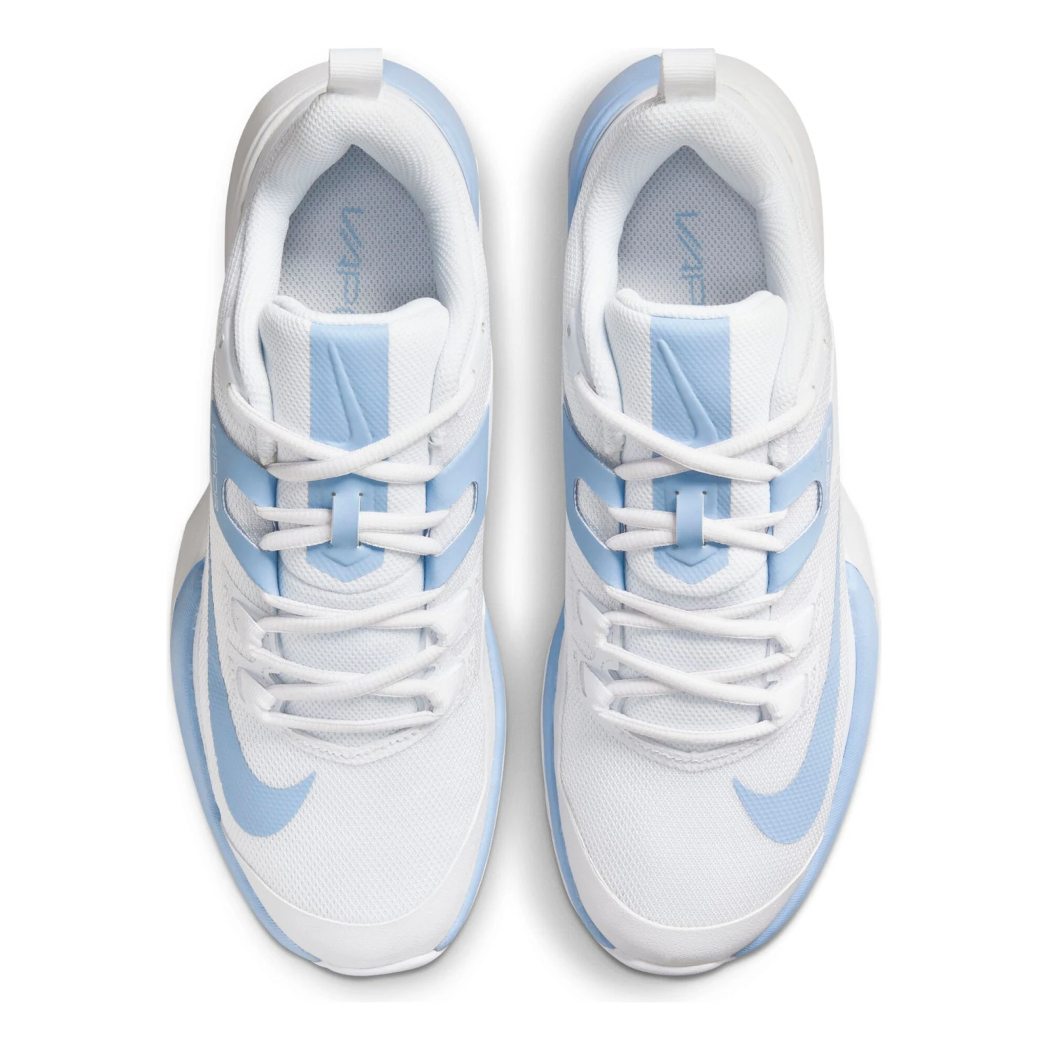 Nike Vapor Lite All Court Shoe Women - White, Light Blue - Image 4