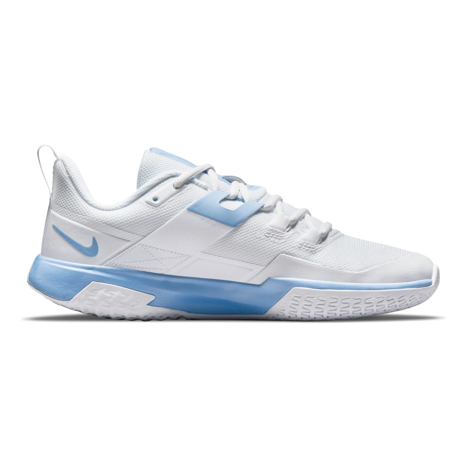 Nike Vapor Lite All Court Shoe Women - White, Light Blue - Image 7