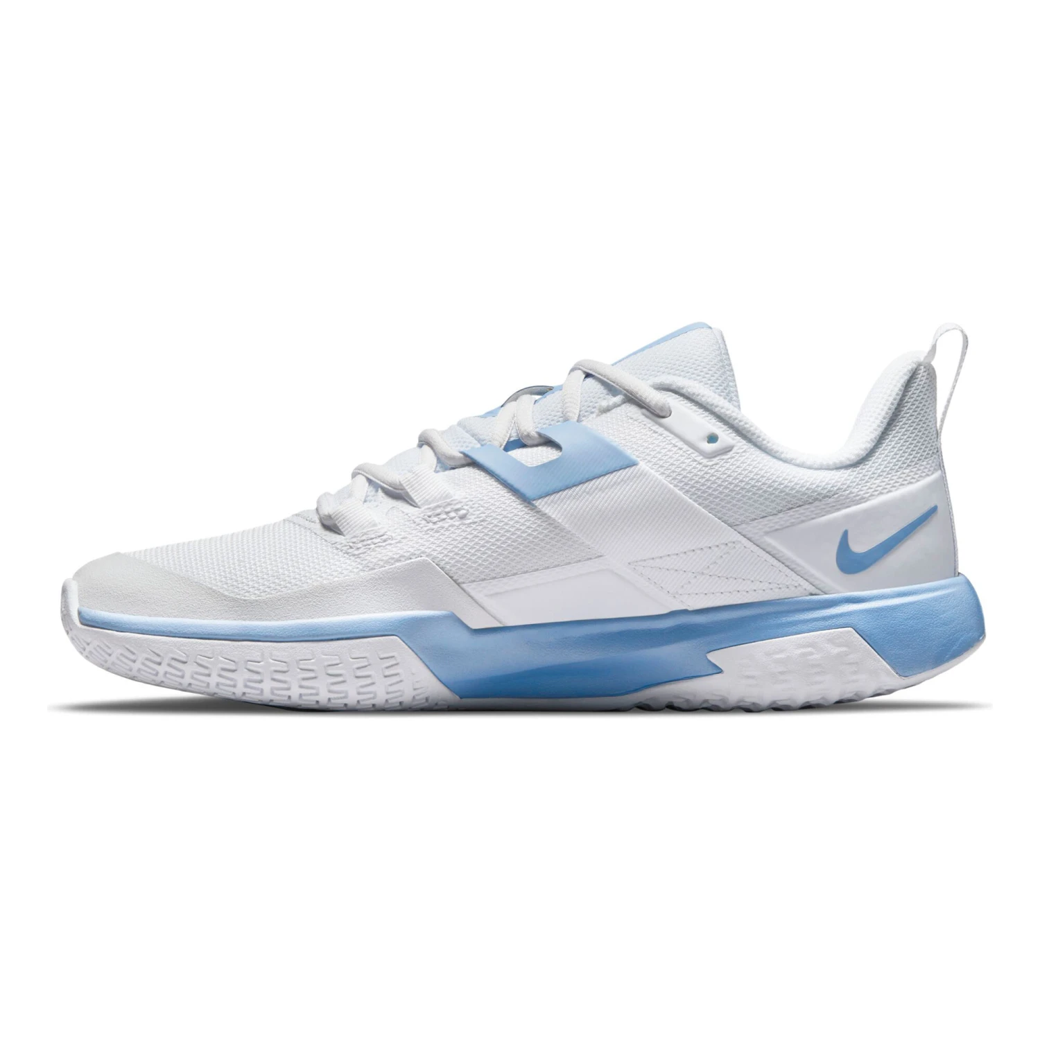 Nike Vapor Lite All Court Shoe Women - White, Light Blue - Image 8