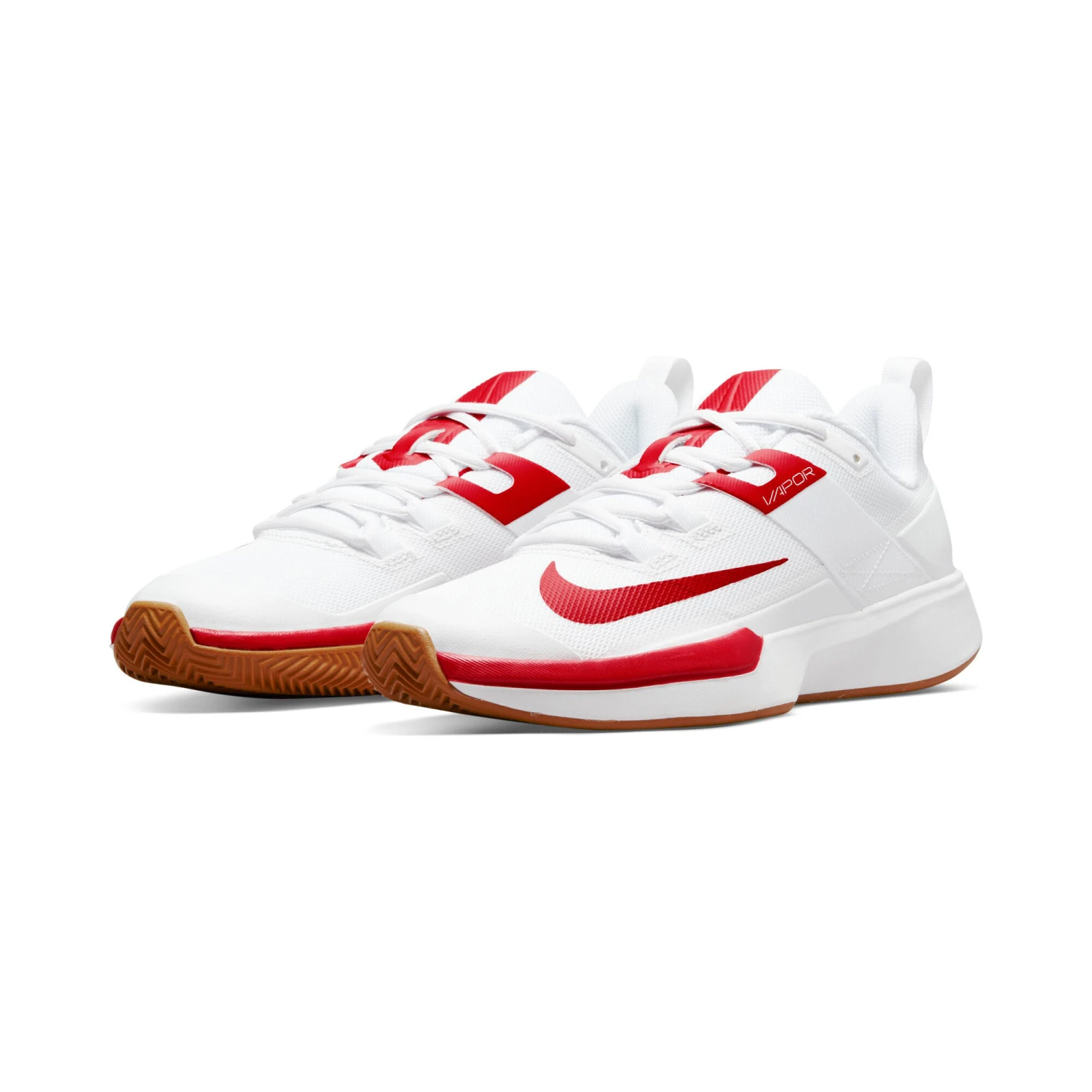 Nike Vapor Lite Clay Court Shoe Women - White, Red - Image 3