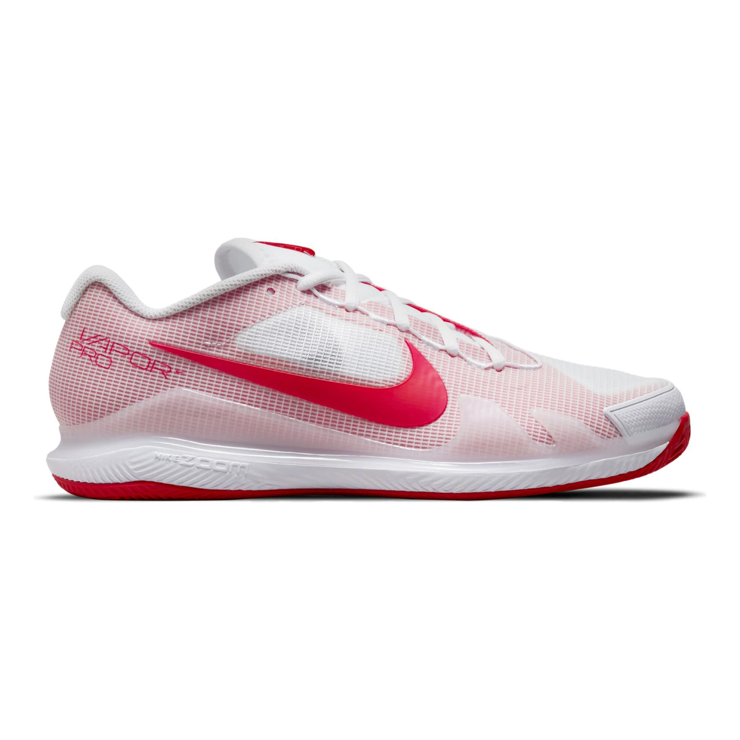 Nike Air Zoom Vapor Pro Clay Court Shoe Men - White, Red