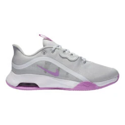 Nike Court Air Max Volley Clay Court Shoe Women - Lightgrey, Violet