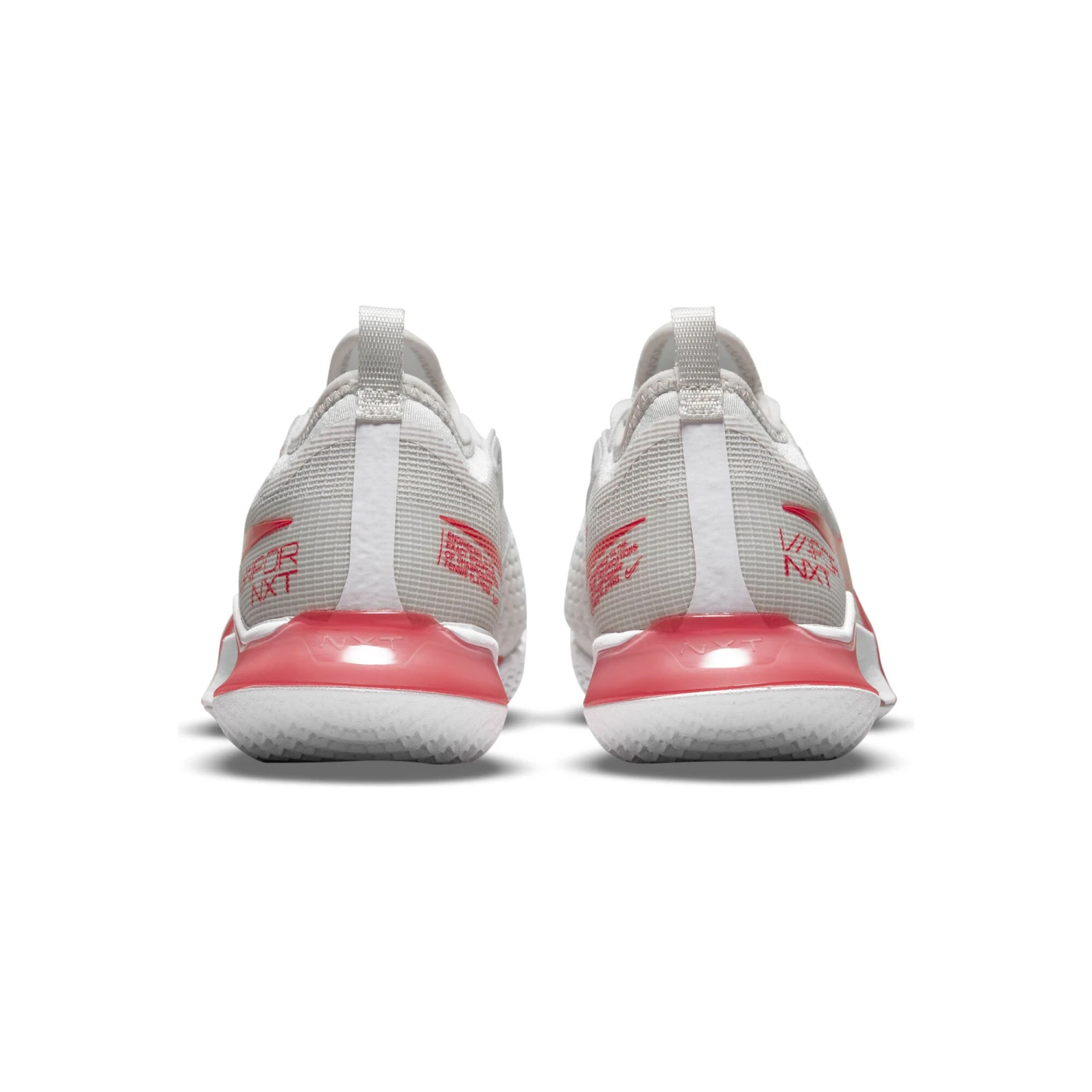 Nike Court React Vapor NXT All Court Shoe Women - White, Orange - Image 6