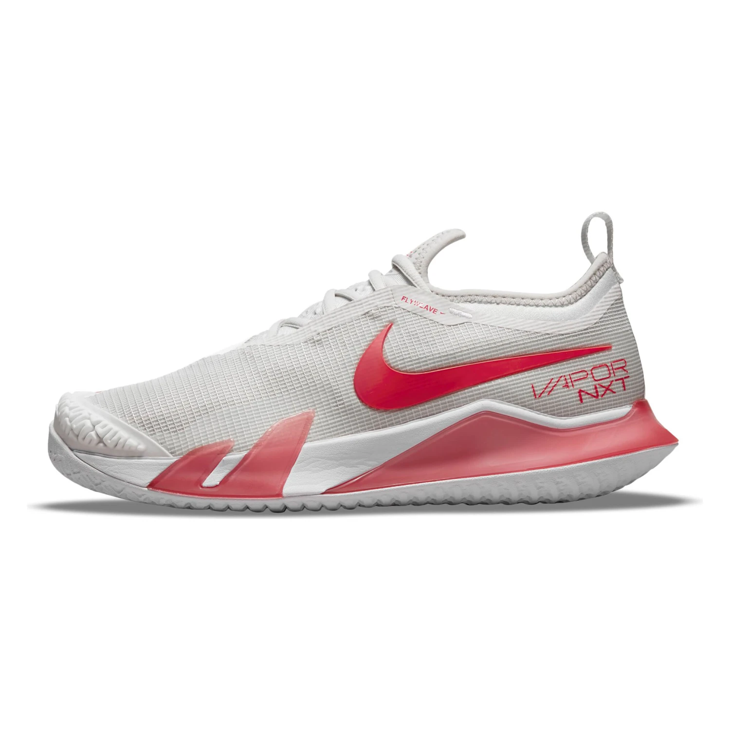 Nike Court React Vapor NXT All Court Shoe Women - White, Orange - Image 2