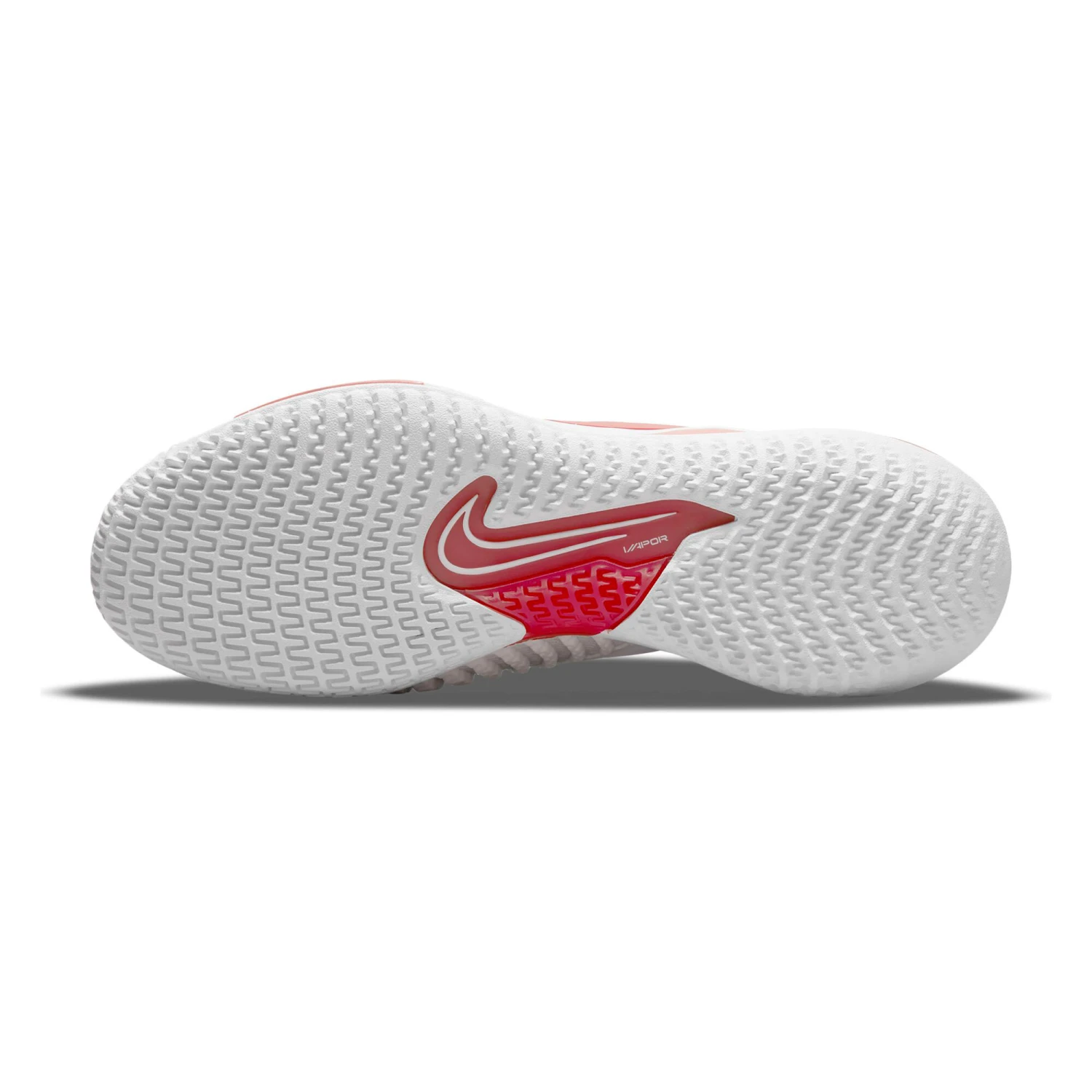 Nike Court React Vapor NXT All Court Shoe Women - White, Orange - Image 5