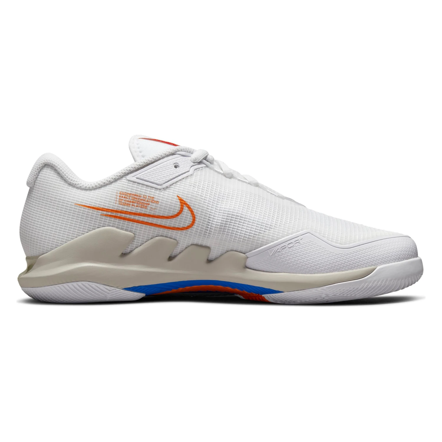 Nike Air Zoom Vapor Pro All Court Shoe Women - White, Orange - Image 7