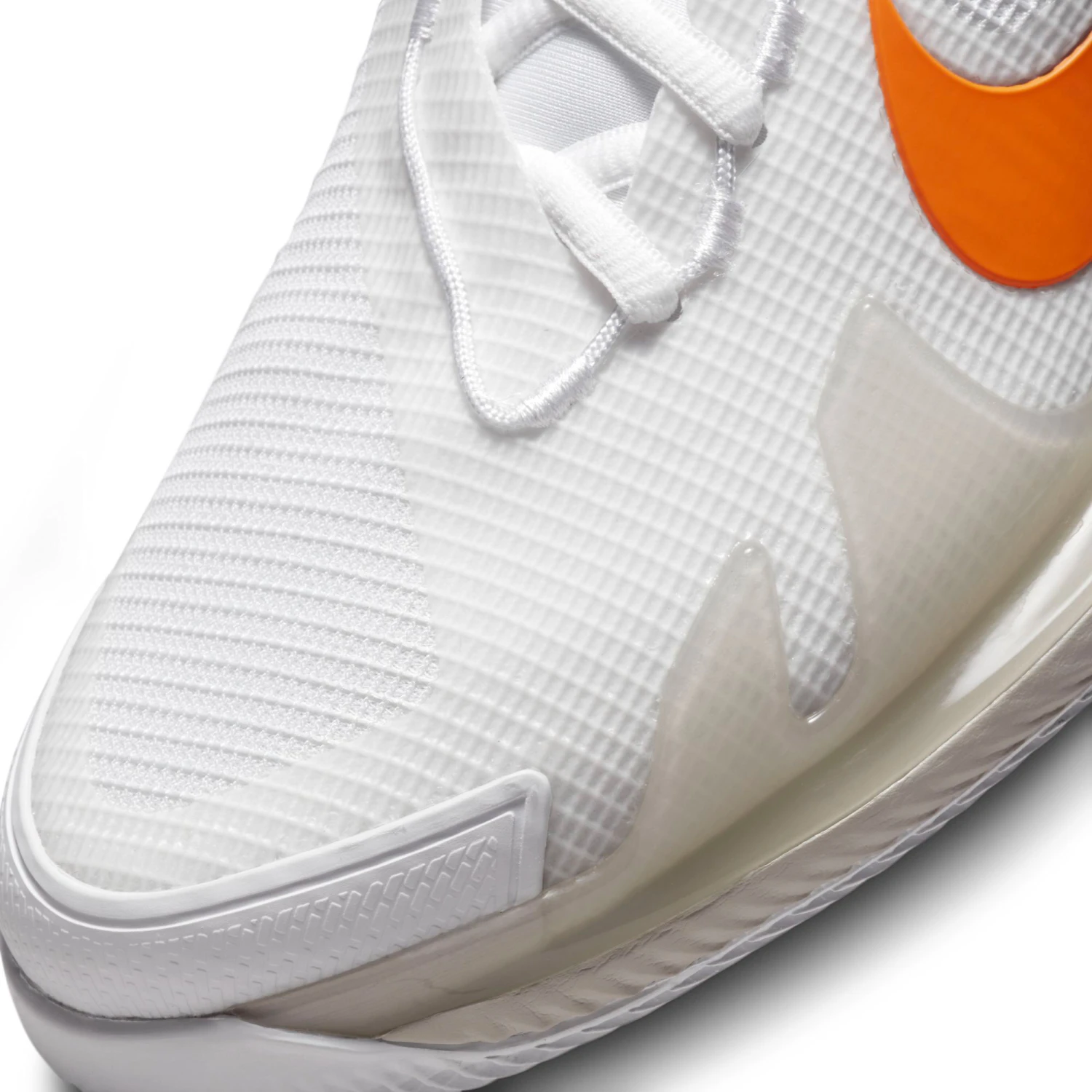 Nike Air Zoom Vapor Pro All Court Shoe Women - White, Orange - Image 9