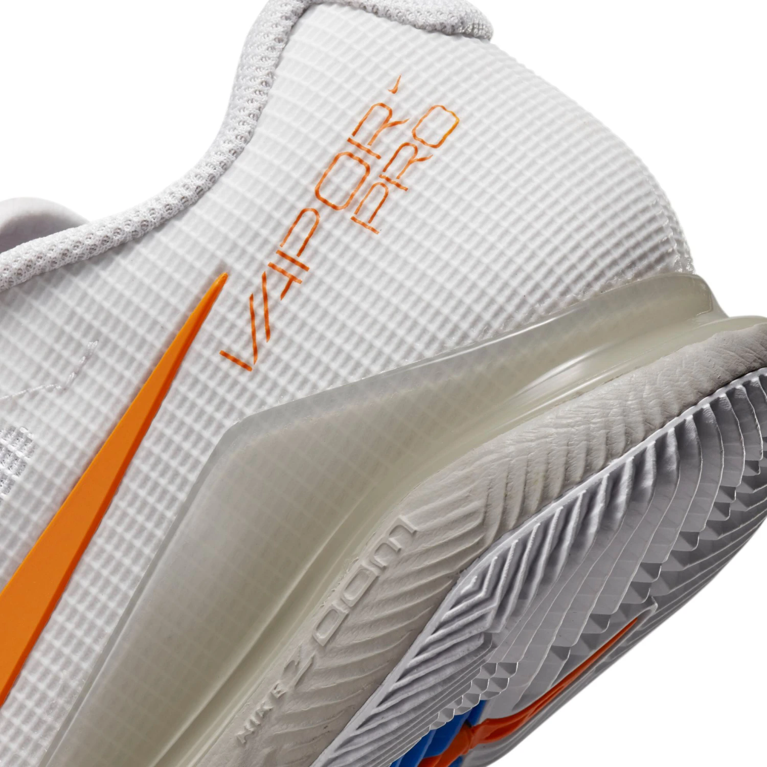 Nike Air Zoom Vapor Pro All Court Shoe Women - White, Orange - Image 10