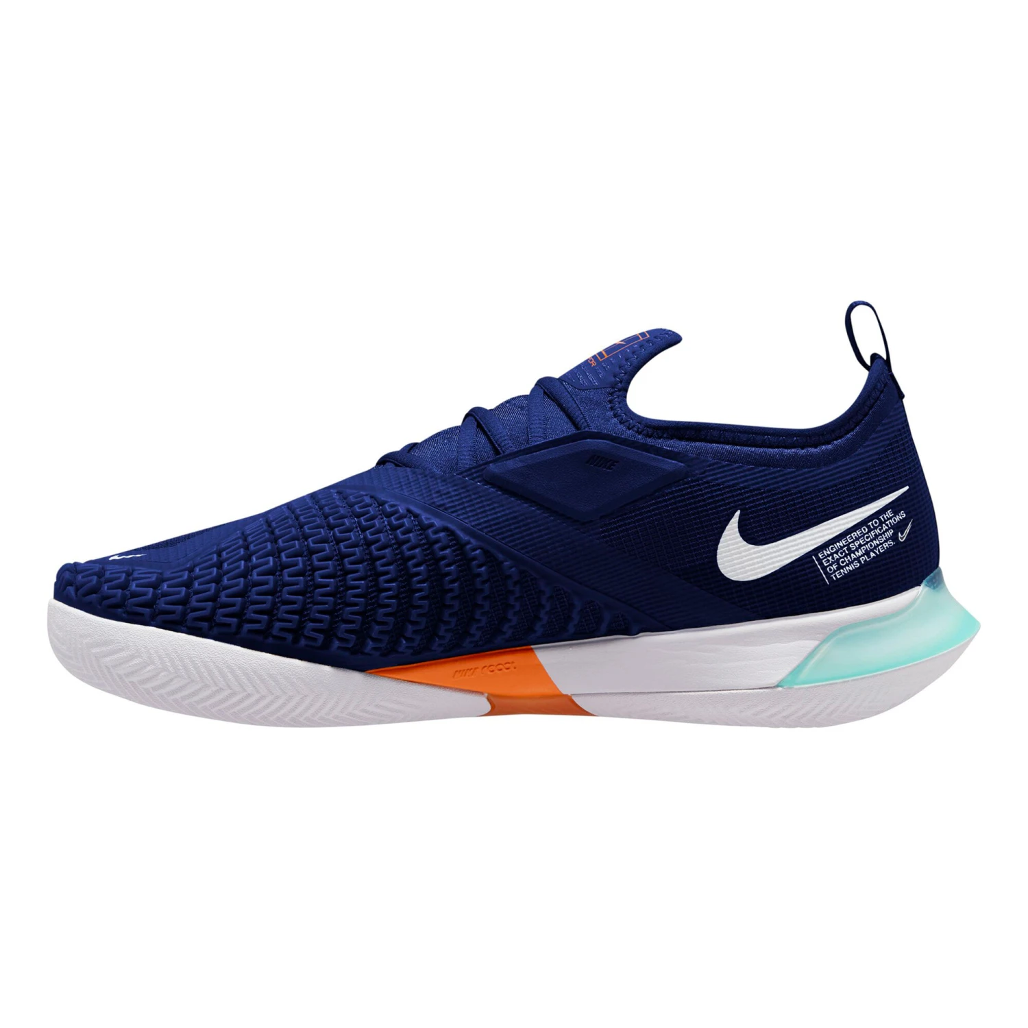 Nike React Vapor NXT Clay Court Shoe Men - Blue, White - Image 2