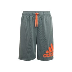 ADIDAS Big Logo Shorts Boys - Grey, Orange