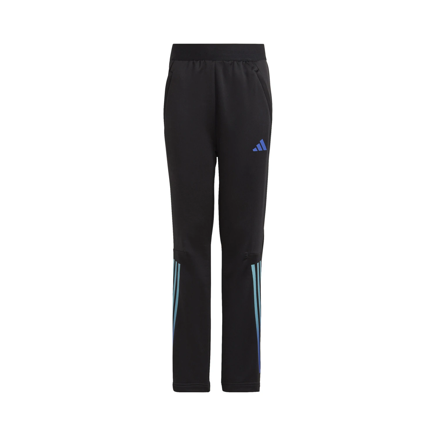 ADIDAS Train Icons AEROREADY 3-Stripes Knit Training Pants Boys - Black, Blue