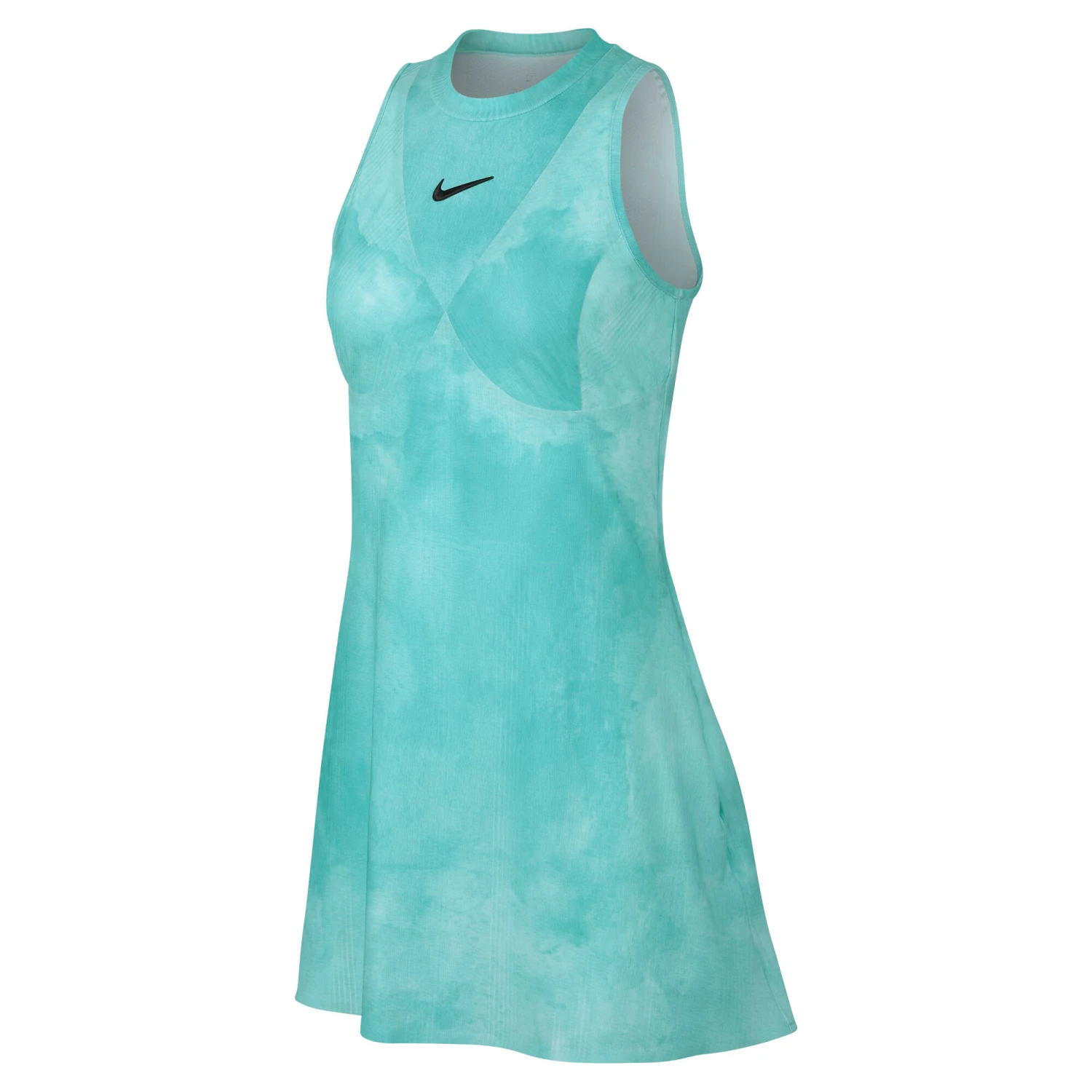 Nike Court Dri-FIT Maria Printed Dress Women - Turquoise, Dark Grey - Image 7
