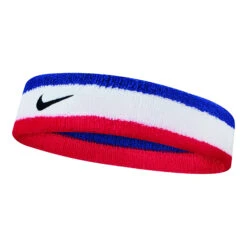 Nike Swoosh Headband - White, Blue
