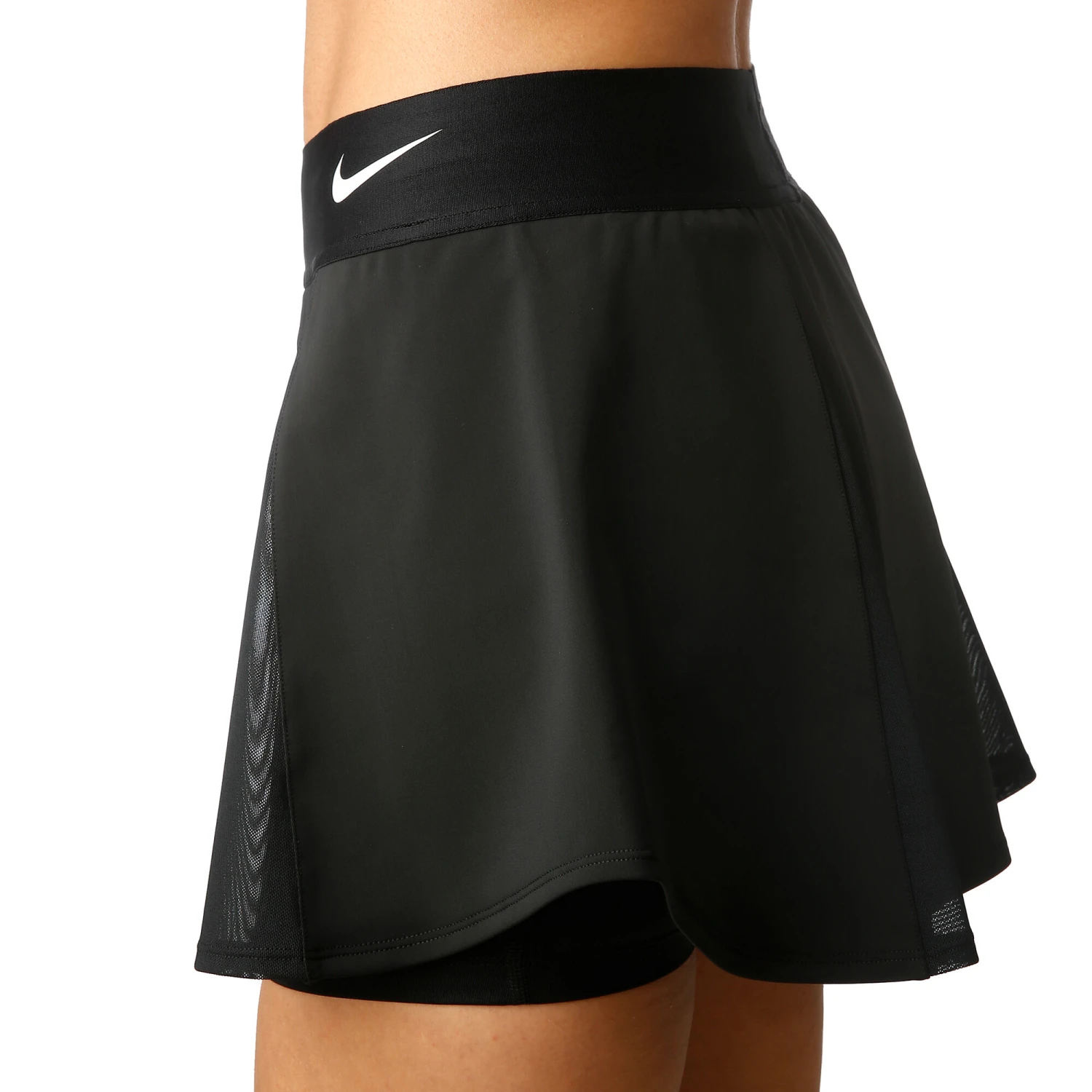 Nike Court Elevated Flouncy Skirt Women - Black, White - Image 3