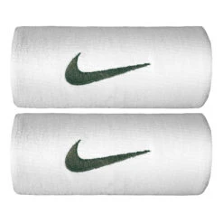 Nike Premier DW Promo Wristband - White, Dark Green