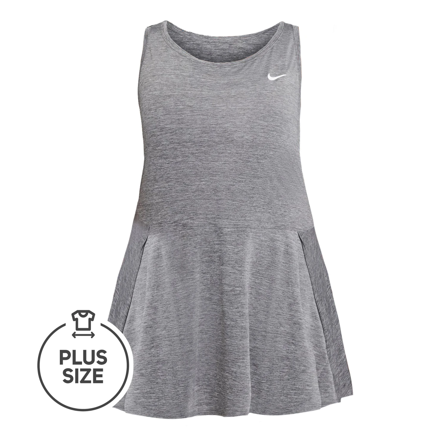 Nike Court Advantage Plus Size Dress Women - Lightgrey