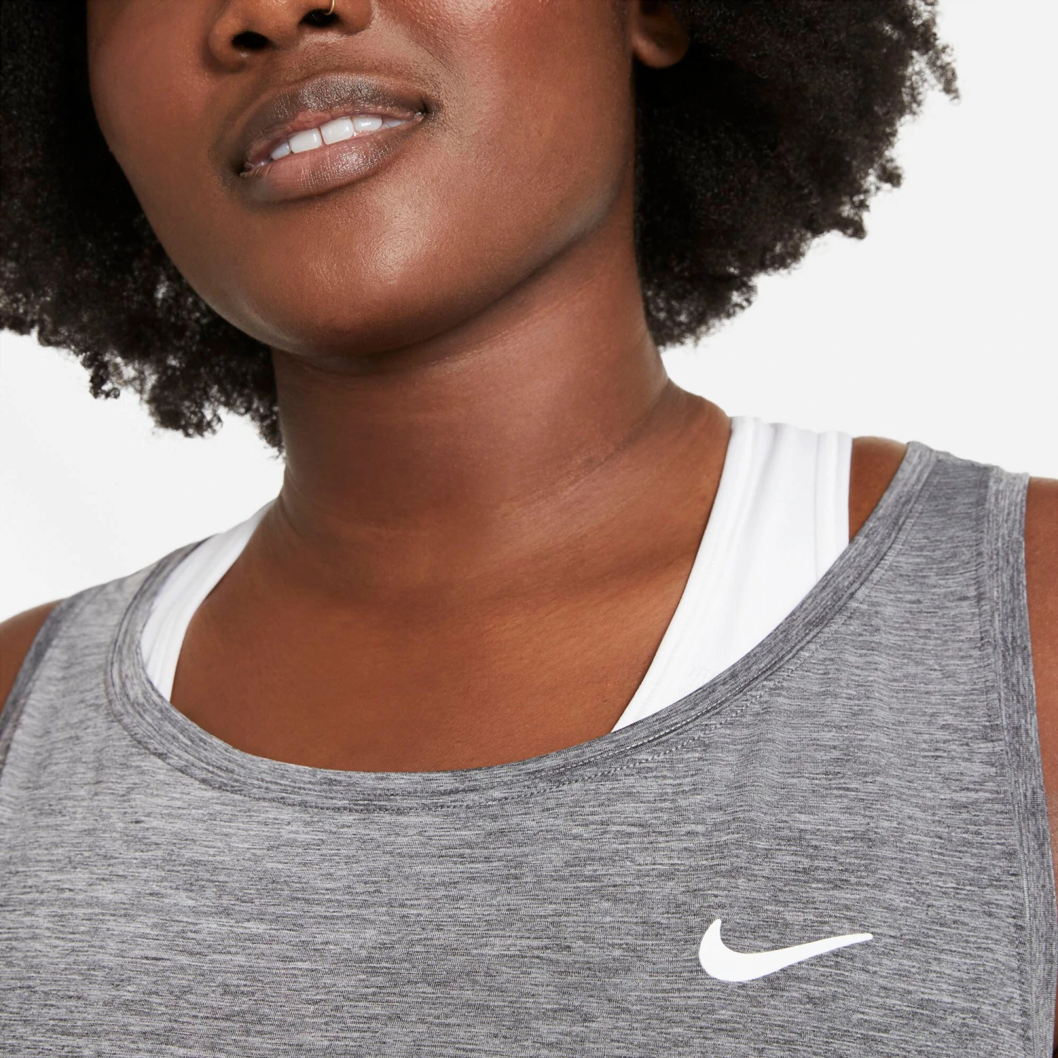Nike Court Advantage Plus Size Dress Women - Lightgrey - Image 7