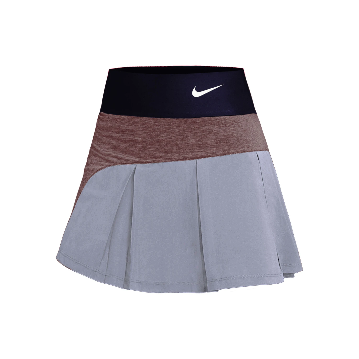 Nike Dri-Fit Advantage Hybrid Skirt Women - Dark Blue, Dark Red