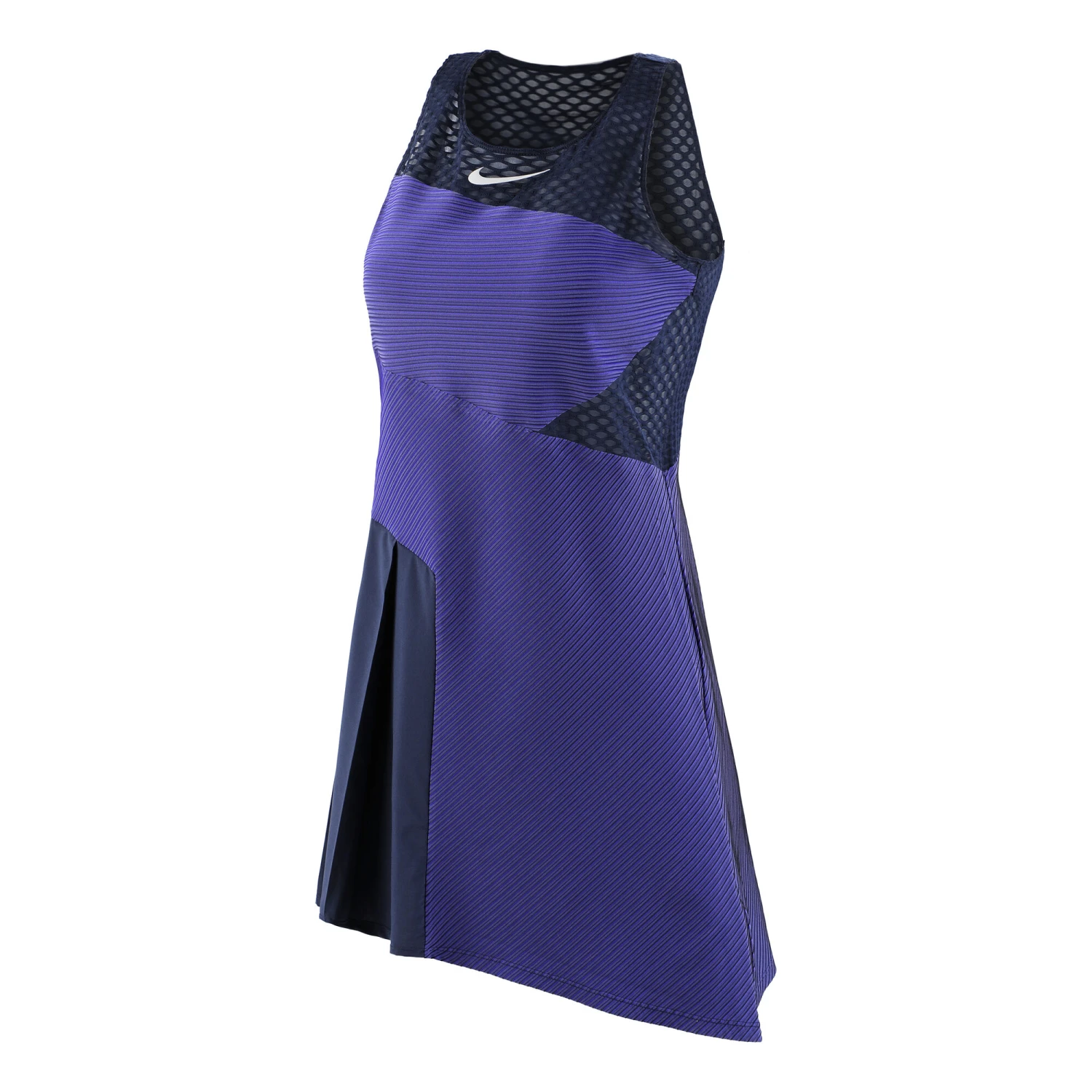 Nike Dri-Fit Advantage Slam Dress Women - Violet, Dark Blue