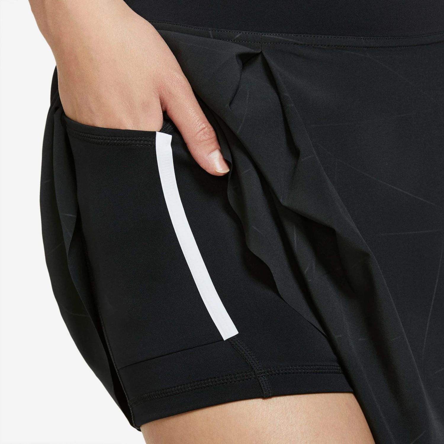 Nike Court Club Dri-Fit Regular Skirt Women - Black - Image 3