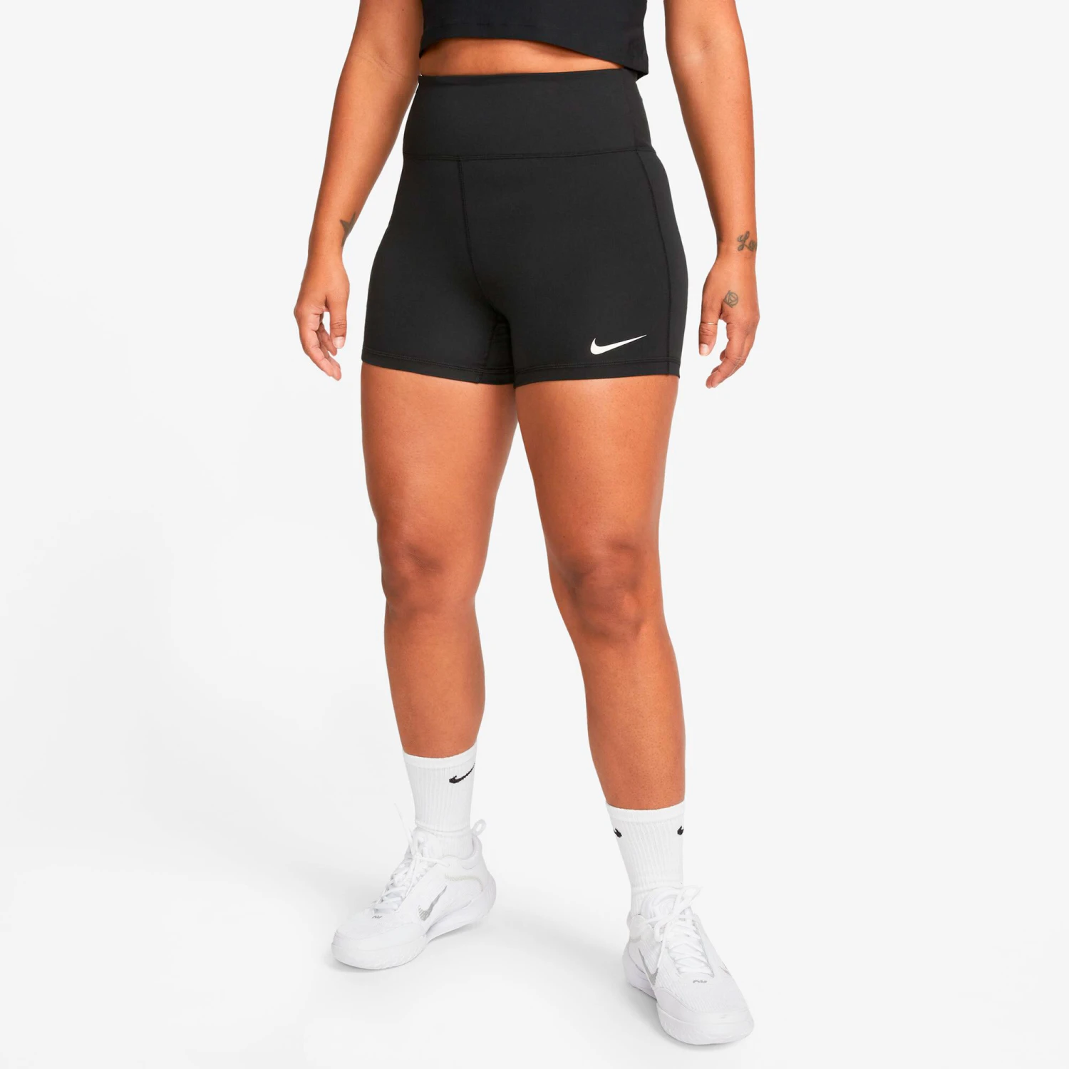 Nike Dri-Fit Club Heritage 4in Shorts Women - Black - Image 13